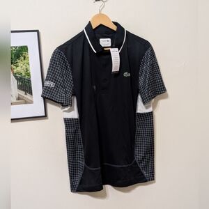 Lacoste Men's Black Polo Shirt, Tags Attached